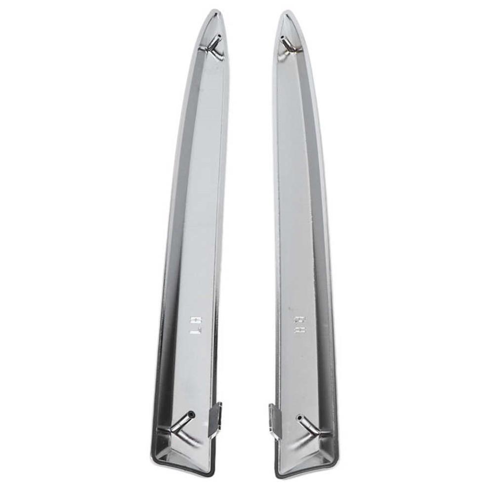 Пара молдингов решетки радиатора переднего бампера для Fiat 500 2007-2015