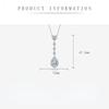 Sace Gems Женское ожерелье, кулон, медный сплав, циркон, модный подарок