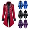 Men Medieval Tuxedo Steampunk Vintage Victorian Long Sleeve Windbreaker Medieval Vintage Suit Prince Costume For Men