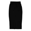 Off White Womens/Ladies Textured Fleece Midi Skirt