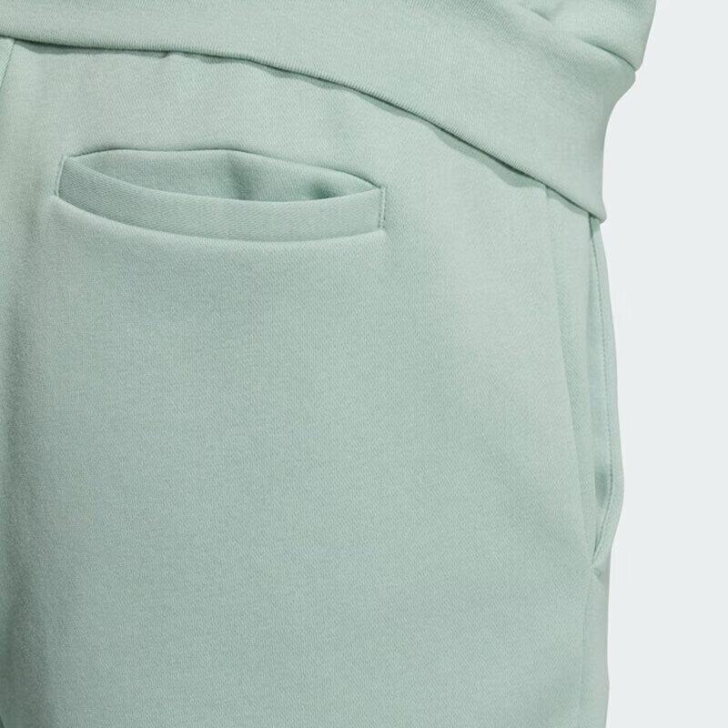 Adidas Оригинальные удобные свободные универсальные однотонные спортивные длинные брюки унисекс светло-зеленые JL8390