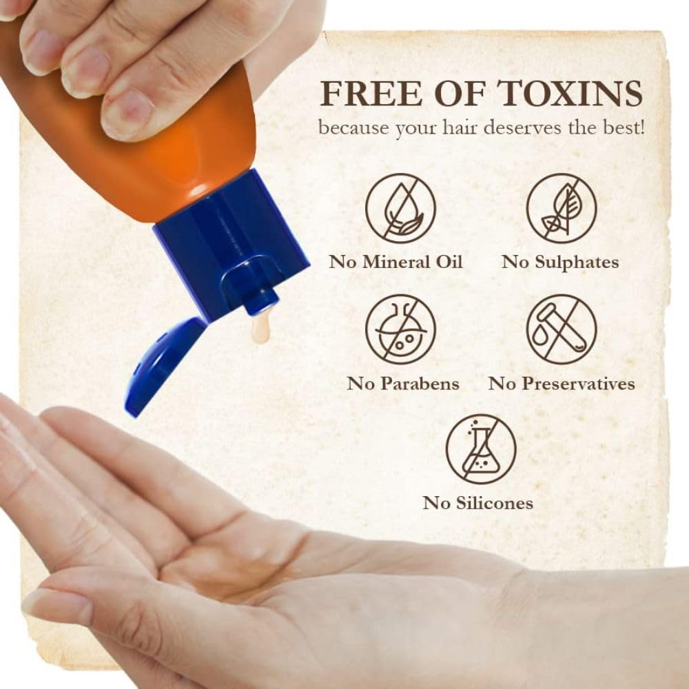 Аюрведическое кокосовое масло для волос Parachute Advanced с нимом, амлой, бринграджем и 22 натуральными травами | Уменьшает перхоть, истончение и предотвращает выпадение волос | 300мл