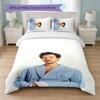 Harry Styles Print 3Pcs Duvet Cover Set 1 Duvet Cover and 2 Pillowcases Soft Bed Linen For Household Bedroom