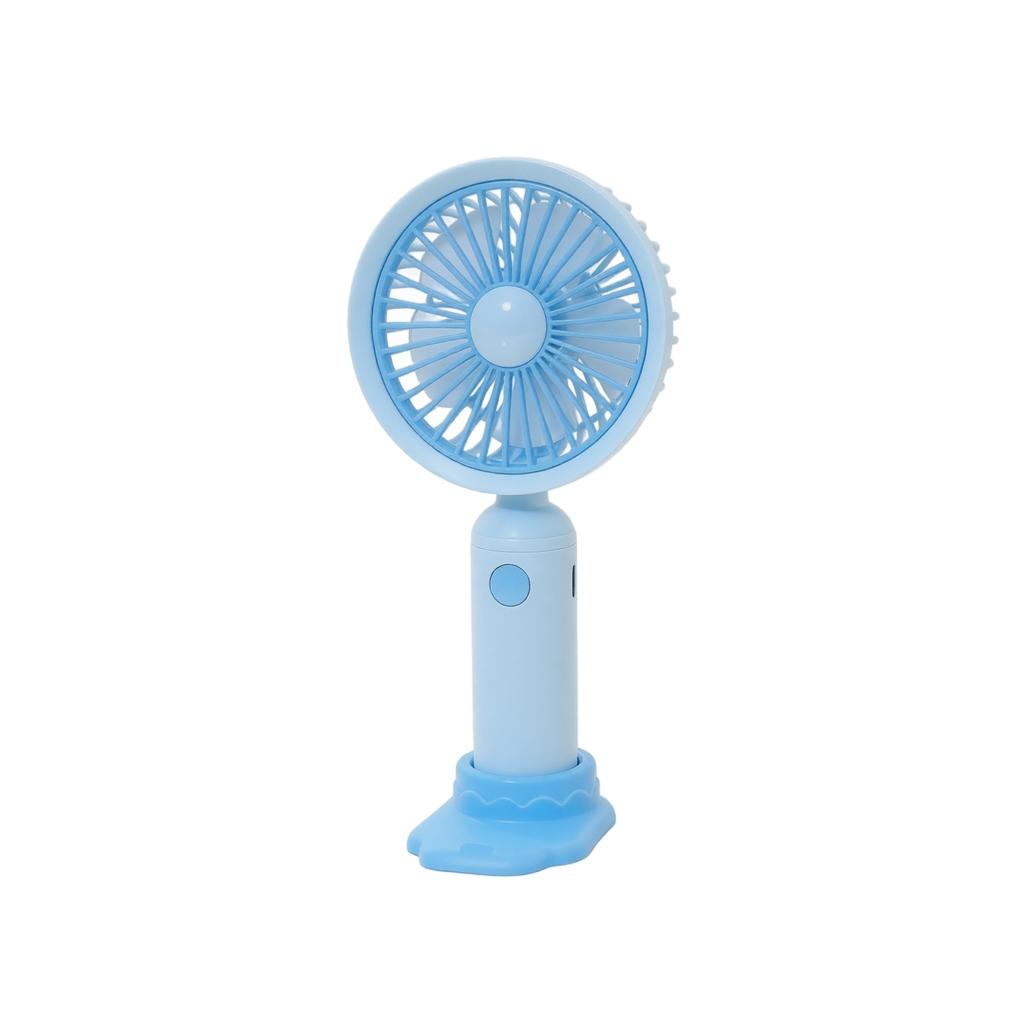 Portable USB Desktop Fan Small Personal Fan with Rechargeable Battery Adjustable Angle and Compact Base for Office Home Travel Use