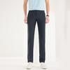 Men's Solid Straight-Leg Business Casual Stretch Pants
