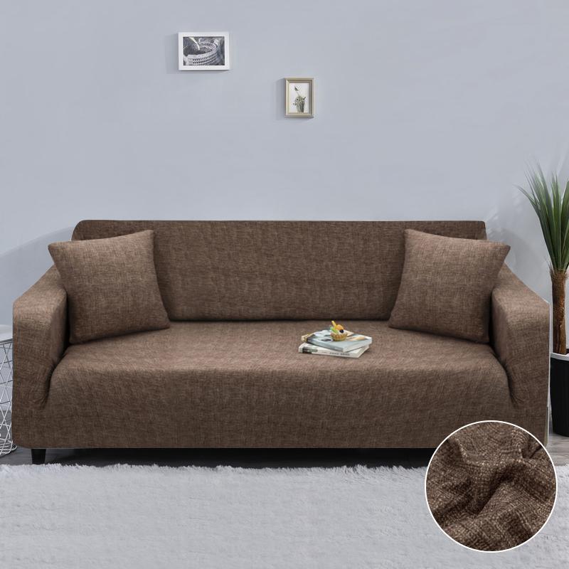 Sofa Covers Texture Pattern For Living Room Spaces All-Inclusive Elastic Chair Couch Corner Sectional Sofa Cover Furniture Slipcover