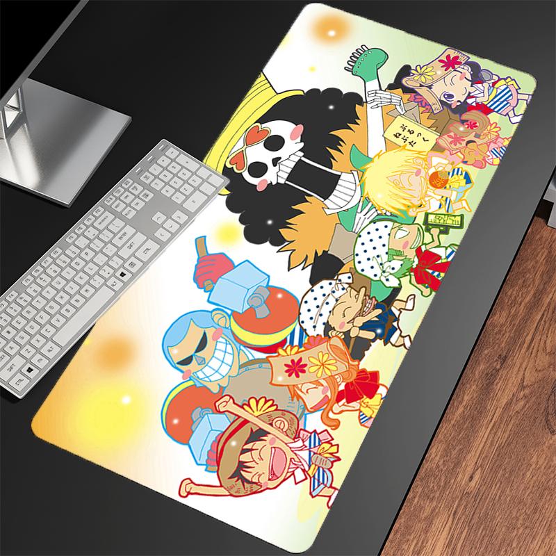 Oversized Mouse Pad Oone Ppiece Brook Gamer Essential Computer Desk Mat Gaming Keyboard Pad Japanese Anime Carpet Xxl Mousepad