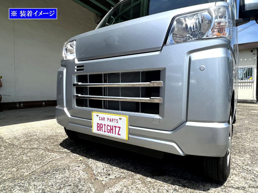 BRIGHTZ Отделка Передний бампер с покрытием из нержавеющей стали Форма для Toyota Hijet Cargo Ultra-Mirror (2 шт) С700В/С710В (FBUM-MOL-134)
