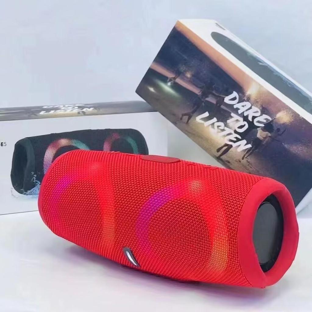 Портативный водонепроницаемый Bluetooth-динамик высокой мощности RGB с цветным светом беспроводной сабвуфер 360 стерео объемного звучания TWS FM Boom Box