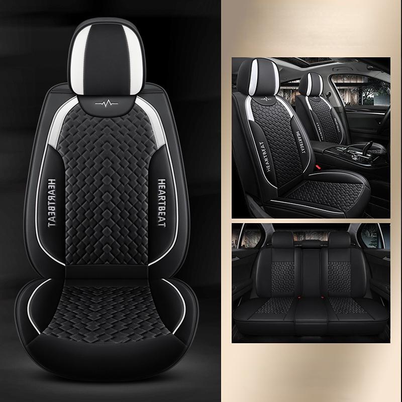 5 Seats 5D PU Leather Universal Car Seat Covers Automobiles Seat Covers Protector Mat Breathable Car Seat Cushion