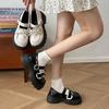 British Style Small Leather Shoes Women's New Summer Platform Versatile Jk Uniform Single Shoes Mary Jane with Skirt Loafers Tide