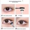 Natural Effect Scalloped Eyelash Eyebrow Brushes Soft Bristles Lash Separator Tool  For Women