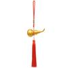 1Pc Traditional Chinese Feng Shui Gourd Brass Mental For Health Enhance Buddhist Good Luck Home Ornament Decor Pendant Keychain