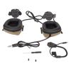 Military Headset Multifunctional Military Radio Headphones with Mic for Outdoor Hunting