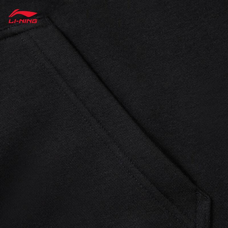 Li-Ning Мужская толстовка с капюшоном и флисовой подкладкой Fanwu AWDV877