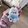 Cute Sweet Scarf Puppy Plush Pendant Keychain