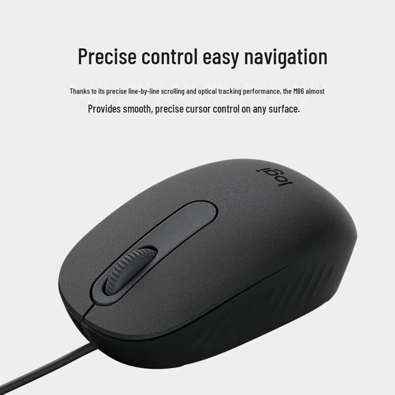 Logitech Проводная офисная мышь M86