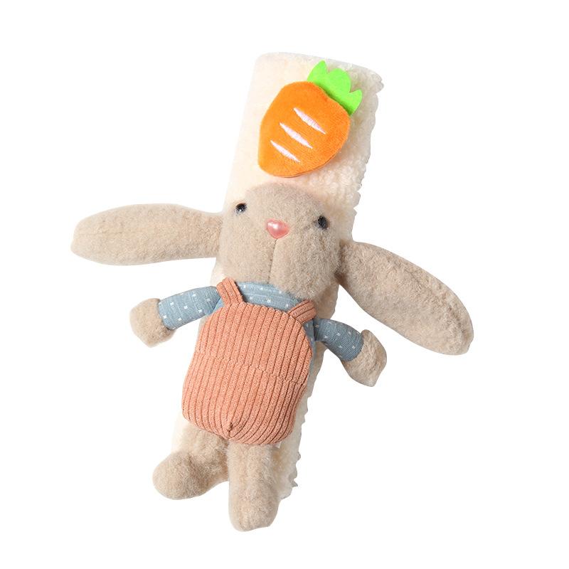 Cute Animal Rabbit Car Seat Belt Pads Universal Car Seat Shoulder Strap Pad Cushion Cover Car Belt Protector Safety Belt Cover
