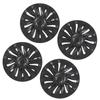 4 шт. 19-дюймовый колпак ступицы колеса матовый черный автомобильный ступица колеса полностью обернутый обод протектор замена