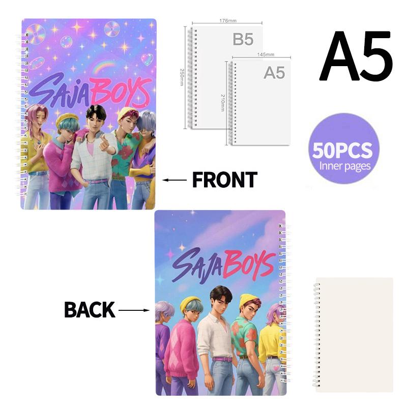 Demœ Hunters DIY Stickers Set Puzzle Face Changing Stickers Kpop DIY Phone Laptop Luggage Skateboard Graffiti Decals Kids Gift