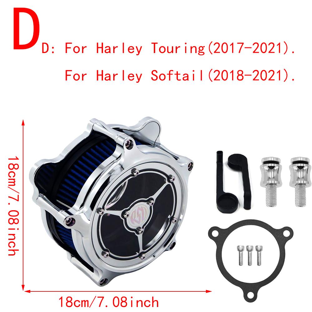 RSD Фильтр воздушного фильтра Clarity Хром Для Harley Sportster Iron 883 1200 Dyna Softail FXSTC Fat Bob Touring FLHT FLHTC