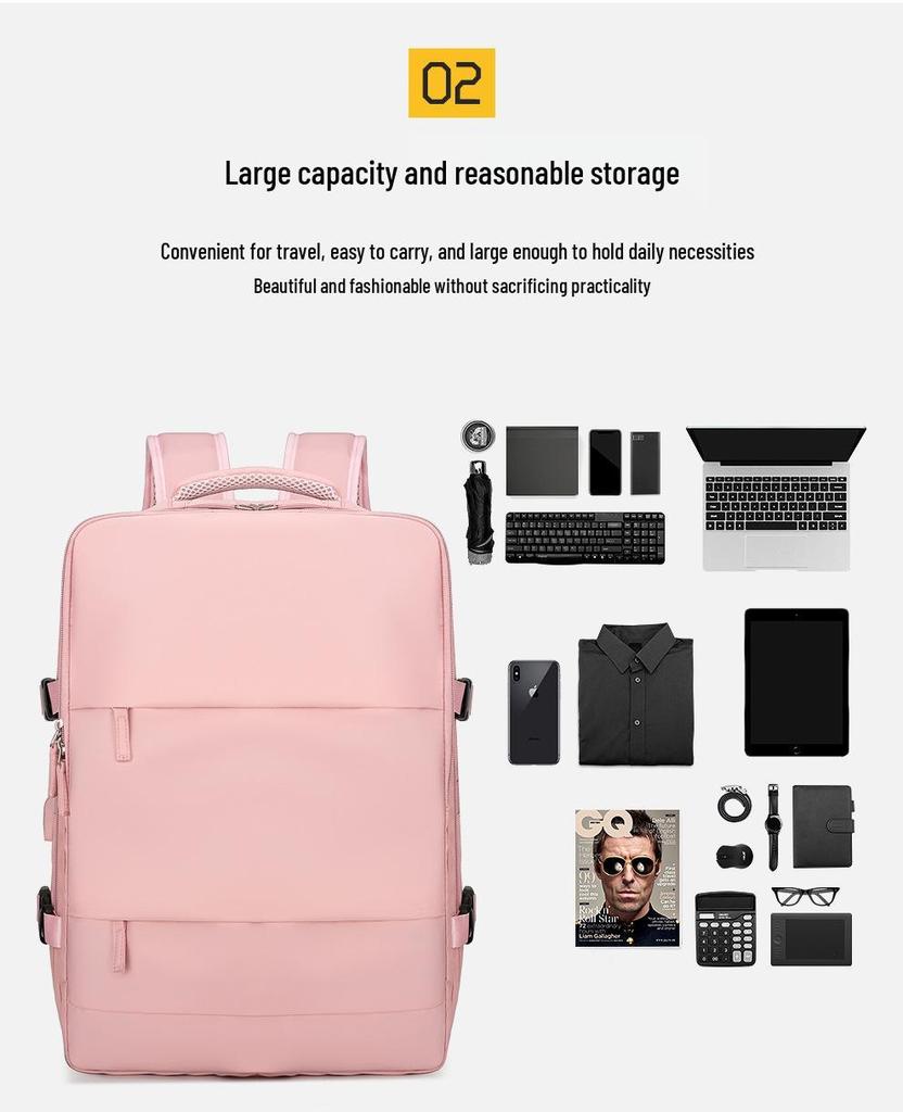 Мужской водонепроницаемый дорожный рюкзак большой вместимости для ноутбуков