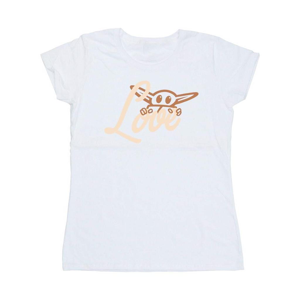 Star Wars Womens/Ladies Grogu Love Cotton T-Shirt