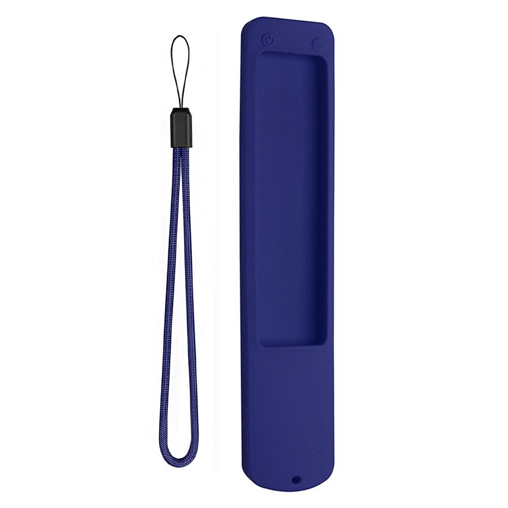 Silicone Case Remote Control Cover Anti-Scratch TV Remote Cover with Anti-lost Lanyard Protective Skin Sleeve for Xiaomi XMRM-ML