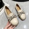 Fashion Women Flats Marie Jane Lolita Shoes Spring Summer New Designer Bow Dress Platform Casual Sandals Women Shoes Mujer