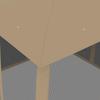 Pavilion with Double Roof & Mesh Walls Taupe 2.93 x 2.93 m Steel