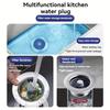 Stainless Steel Kitchen Drain Filter with Anti-Clogging Bounce Core Kitchen Sink Bounce Core