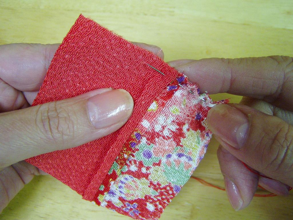 Takara Chirimen Ремесленное изделие «Мешочек-Хина кукла» Набор для ручной работы