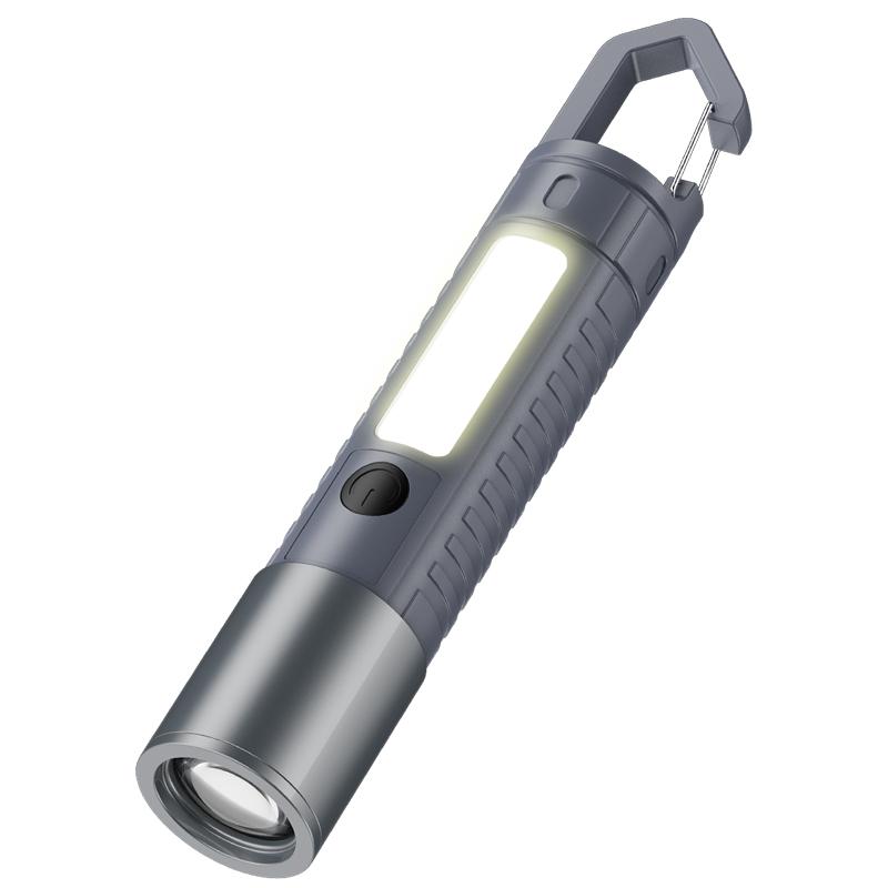 New Strong Light Flashlight Outdoor Multi functional Long Range Illumination Hand Electric White Laser Working Side Light