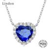 Lindon Classic Jewelry Necklace with Heart-shape Zircon Pendant For Women Wedding Party Gifts