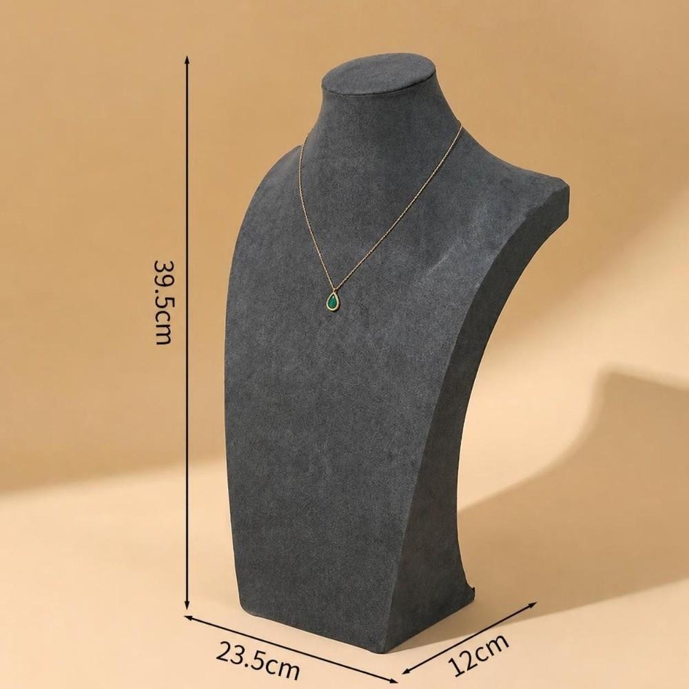 Neck Mold Necklace Display Stand Human Shape Ornament Holder Portable Mannequin Bust Jewelry Show