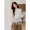 M.SHOW Women's French Vintage Ruffle Puff Sleeve Blouse