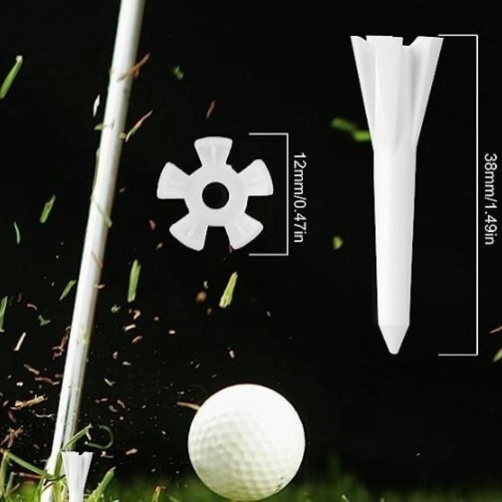 100Pcs Plastic Golf Tee Set Improved Durability Golf Seats Golf Ball Holder  Golf Accessories