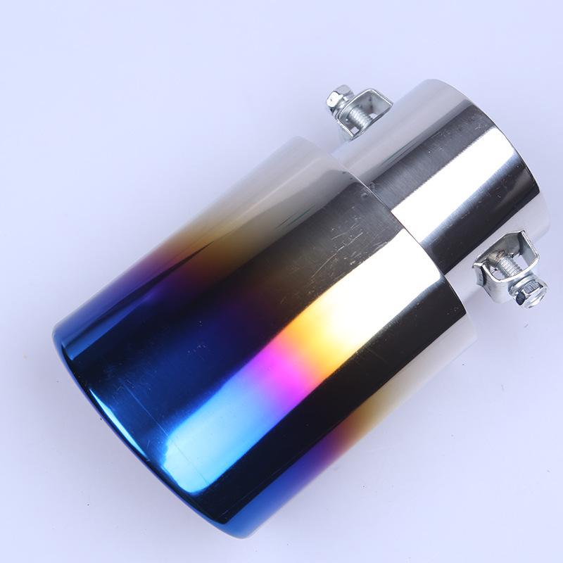 Blue Titanium Tailpipe for Sunny, Tiida, Suzuki, BYD, Elysion, Fengshen, Crider, Lanyu