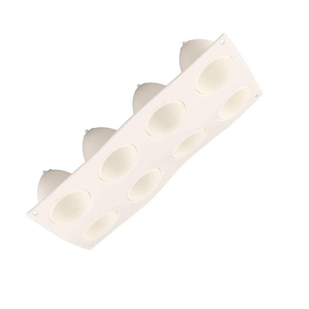 Egg Shape Cake Mold 8 Cavity Silicone Mold Non Stick DIY Pastry Mould