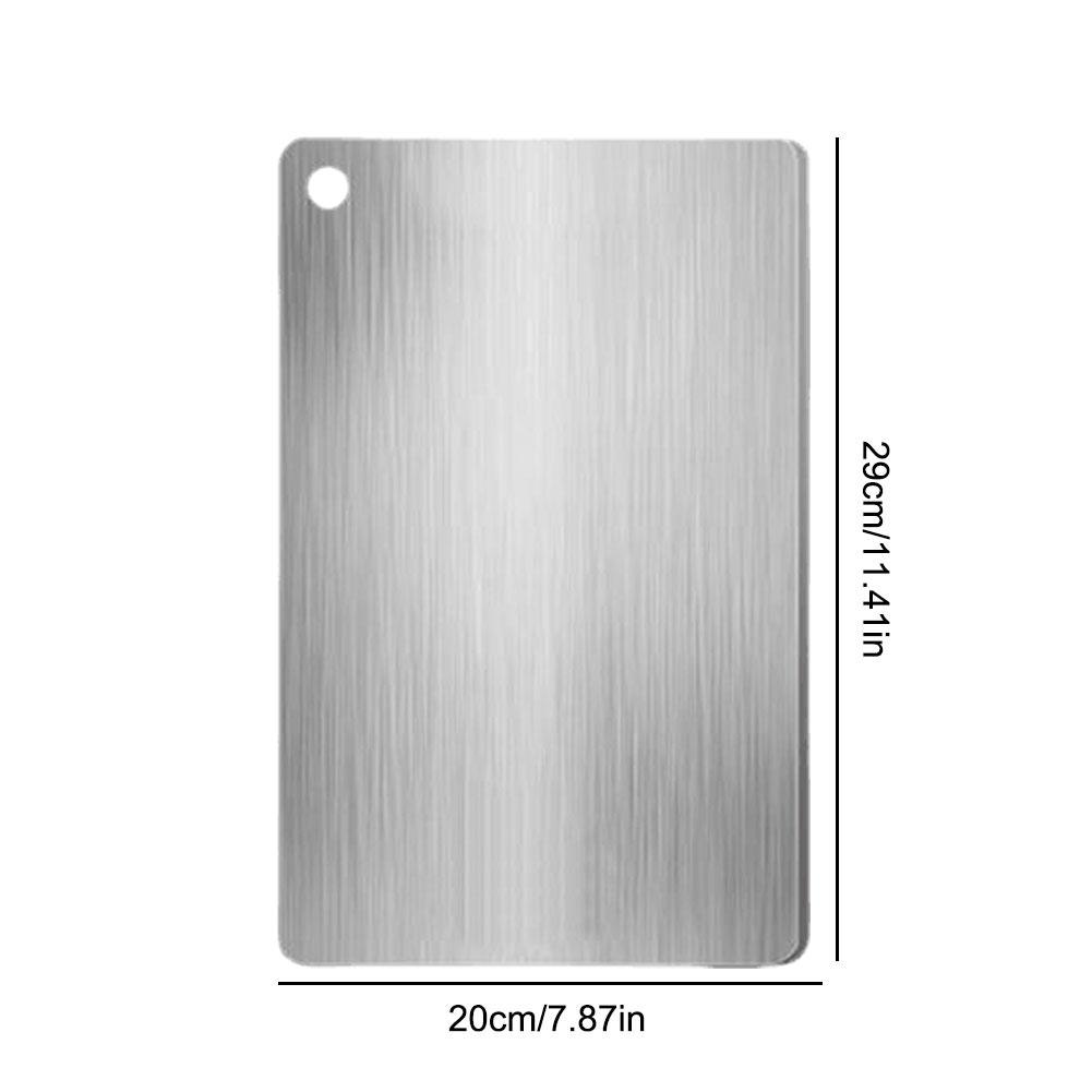 Thickened Stainless Steel Cutting Board Antibacterial and Mildew-proof Household Cutting Board Kitchen Kneading Dough Board