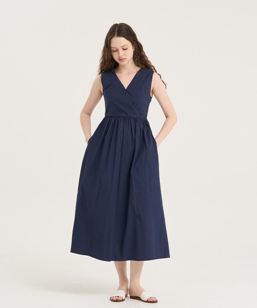 Reve Hearted Bear Grace Dress - Navy