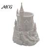 Подставка для кистей для макияжа в форме замка, Подставка для ручек, 3D-печатный настольный органайзер для ручек, карандашей, настольных кистей, Декоративный стакан для хранения карандашей, Дом
