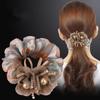 Rubber Women Headdress Flower High Elastic Hair Band Large Intestine Ring Bun Hairpin for Updo Hair Rope Ties Accessories