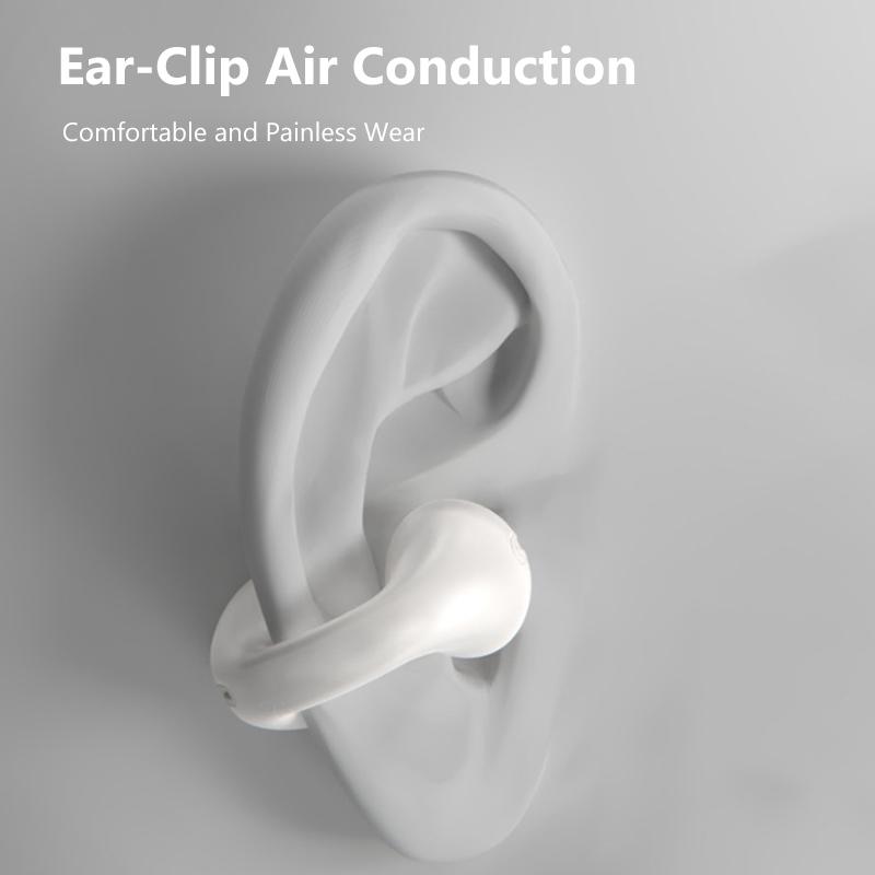 VAORLO Беспроводные наушники с шумоподавлением Ture, Hi-Fi сабвуфер, стереомузыка, наушники-клипсы, безболезненное ношение, гарнитура для всех смартфонов