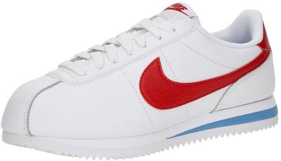 Кроссовки Cortez Textile Women (DN1791) белый/бархатный синий/бархатный красный