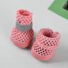 4PCS/SET Anti-Slip Dog Mesh Shoes Breathable Dog Foot Cover Lightweight Puppy Boots  Summer Walks