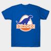 Мужская черная футболка с принтом Dinoco (автомобилей) Футболка из хлопка с принтом на бумаге без резки