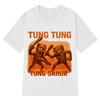 Tung Tung Tung Sahur Italian Brainrot Funny Meme TshirtUnisex Unisex Summer Shortsleeved Tee Loose Tshirt Streetwear
