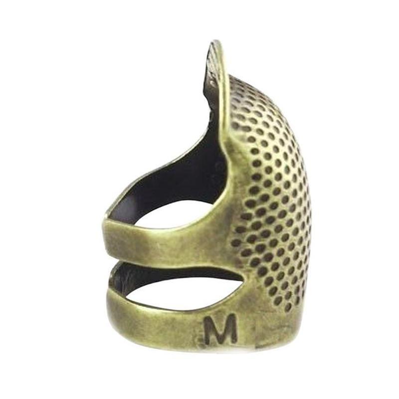 Metal Thimble Diy Hand Sewing Vintage Finger Protector Anti-slip Ring Needle Top Tools Household Diy Sewing Tool Accessories