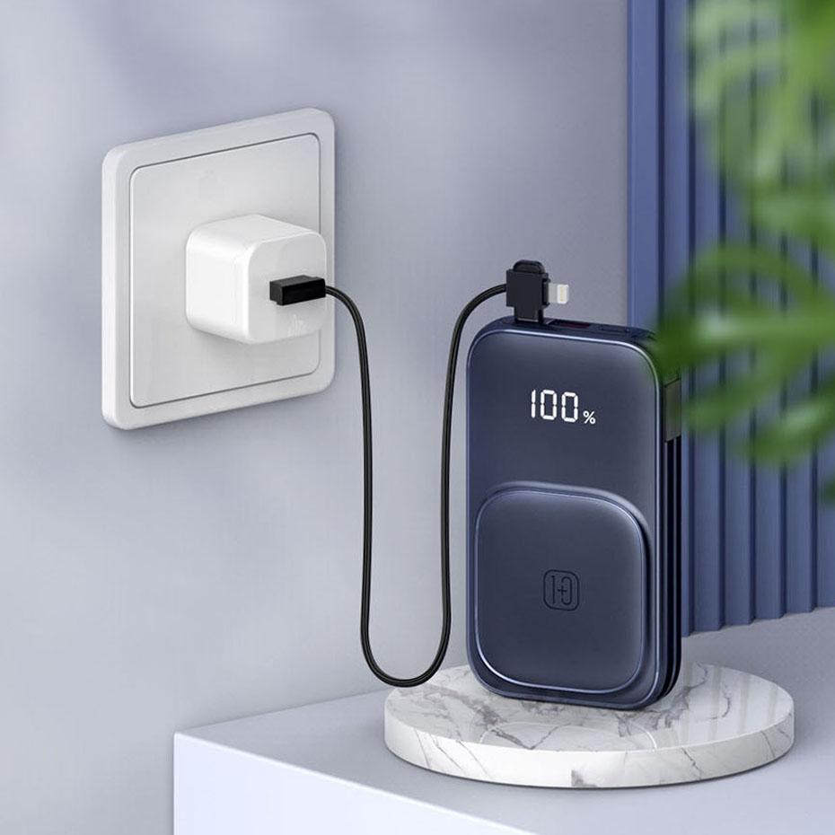 20000 мАч 15 Вт Магнитное беспроводное зарядное устройство Power Bank 22,5 Вт Быстрая зарядка Powerbank Портативный внешний аккумулятор для iPhone 16 15 pro max с кабелем